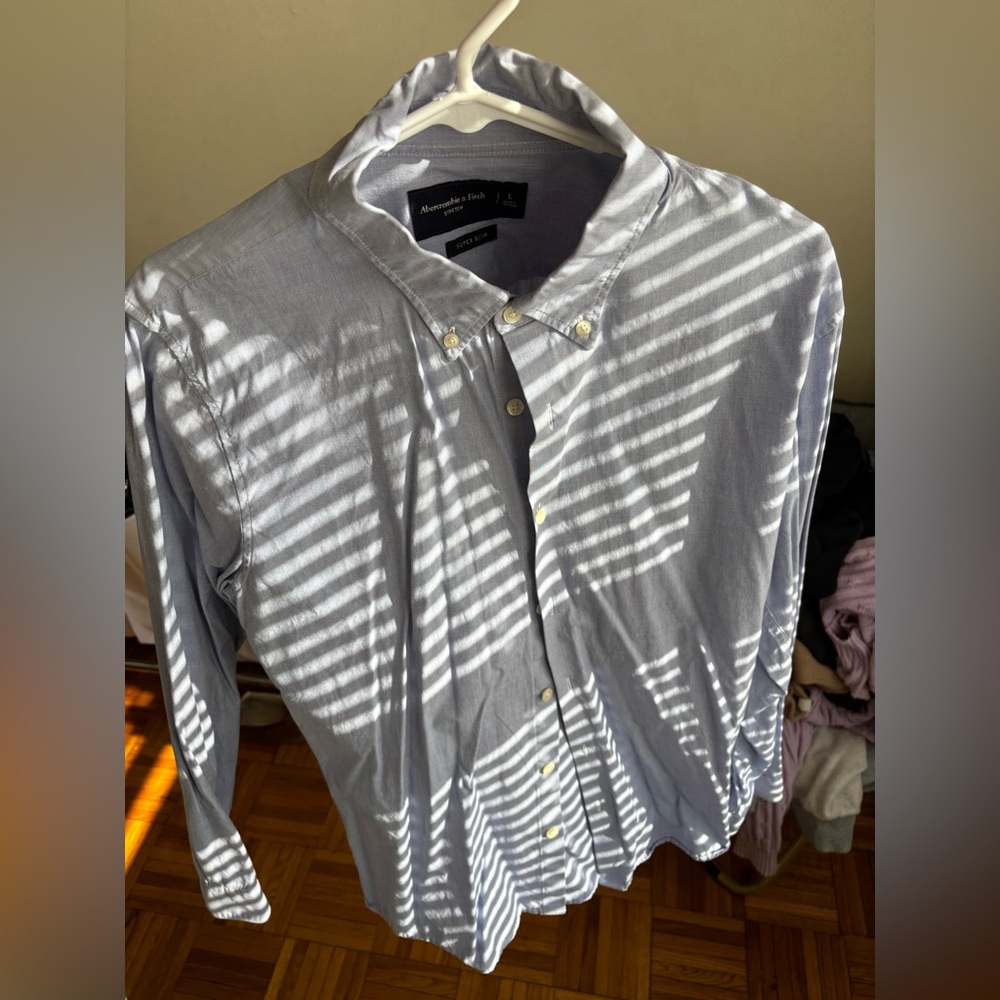 Abercrombie & Fitch Blue button down shirt